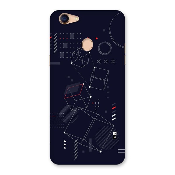 Royal Abstract Shapes Back Case for Oppo F5