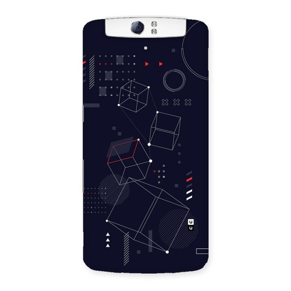 Royal Abstract Shapes Back Case for Oppo N1