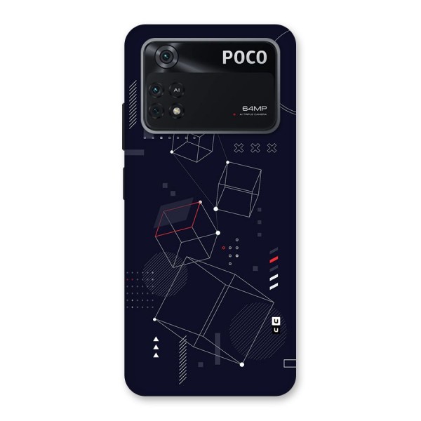 Royal Abstract Shapes Back Case for Poco M4 Pro 4G