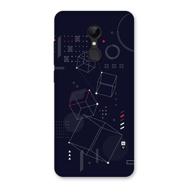 Royal Abstract Shapes Back Case for Redmi 5