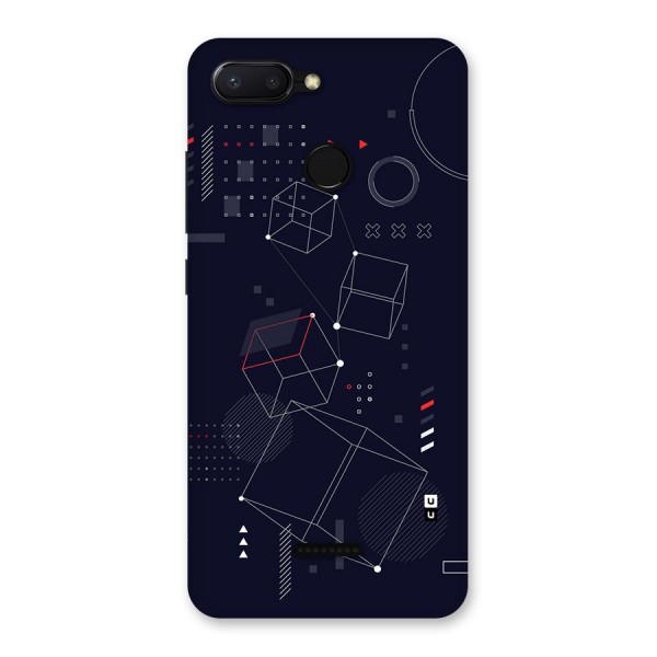 Royal Abstract Shapes Back Case for Redmi 6