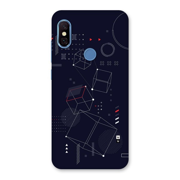 Royal Abstract Shapes Back Case for Redmi Note 6 Pro