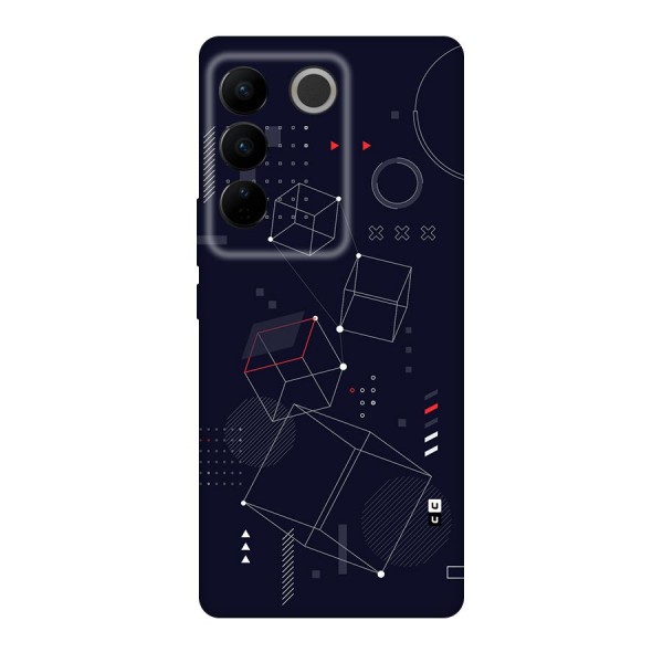 Royal Abstract Shapes Back Case for Vivo V27