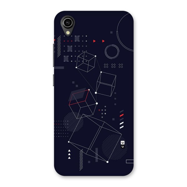 Royal Abstract Shapes Back Case for Vivo Y91i