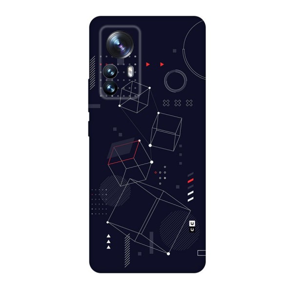 Royal Abstract Shapes Back Case for Xiaomi 12 Pro