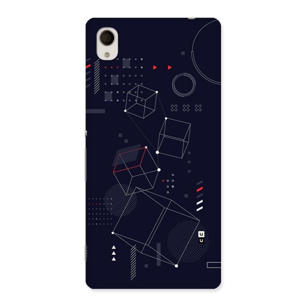 Royal Abstract Shapes Back Case for Xperia M4