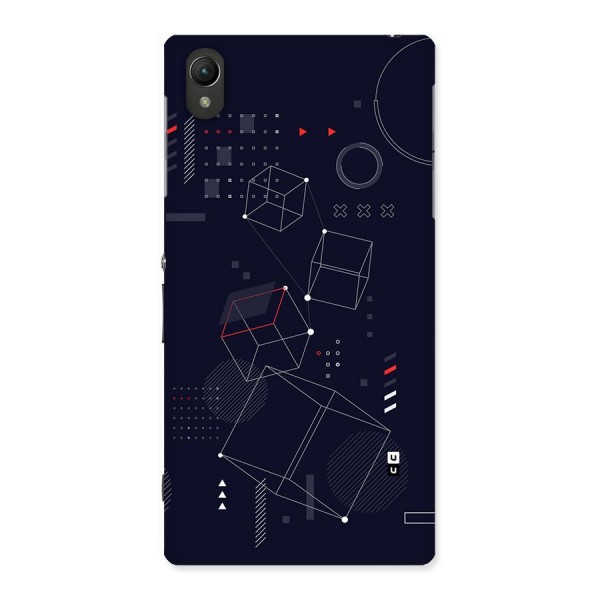 Royal Abstract Shapes Back Case for Xperia Z1