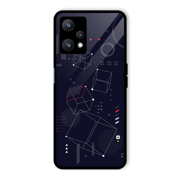 Royal Abstract Shapes Glass Back Case for Realme 9 Pro 5G