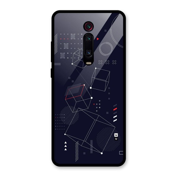 Royal Abstract Shapes Glass Back Case for Redmi K20