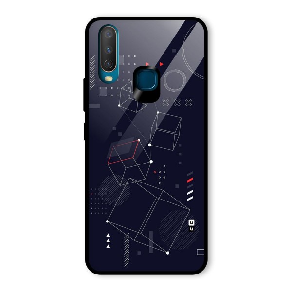 Royal Abstract Shapes Glass Back Case for Vivo Y12