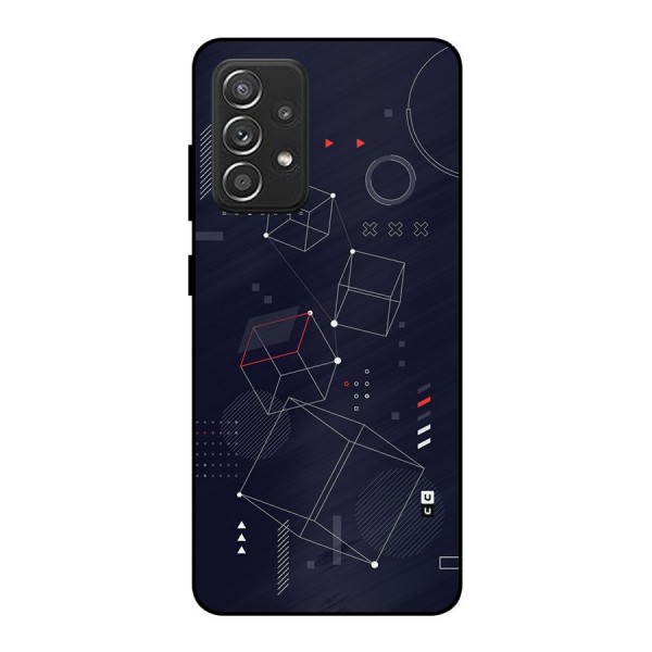 Royal Abstract Shapes Metal Back Case for Galaxy A52s 5G