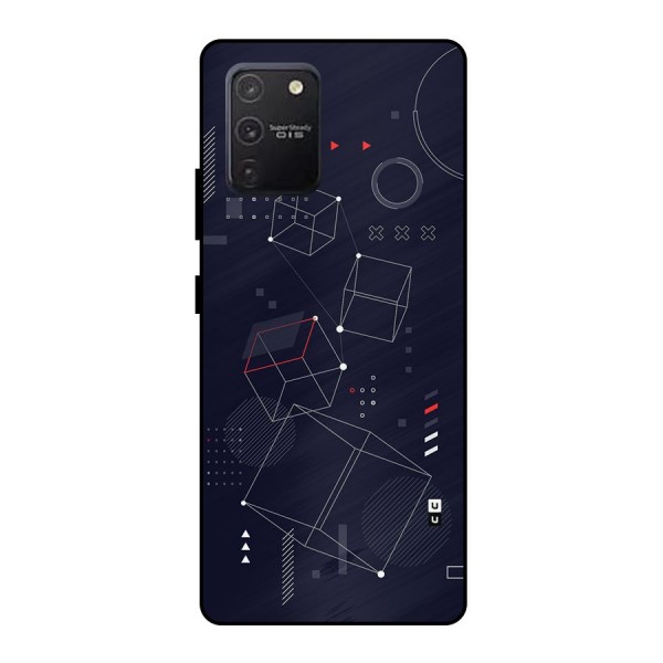 Royal Abstract Shapes Metal Back Case for Galaxy S10 Lite