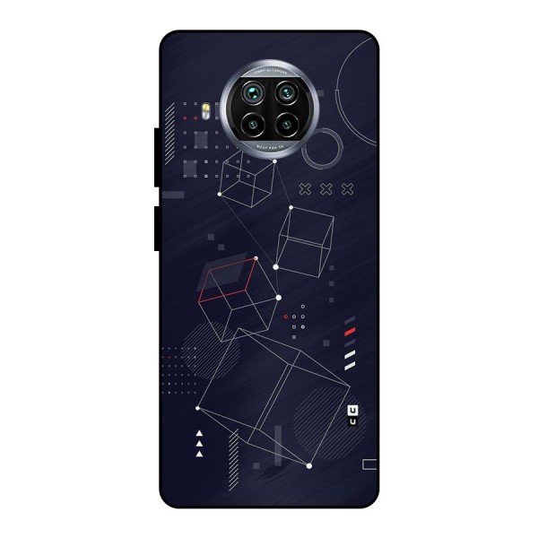 Royal Abstract Shapes Metal Back Case for Mi 10i