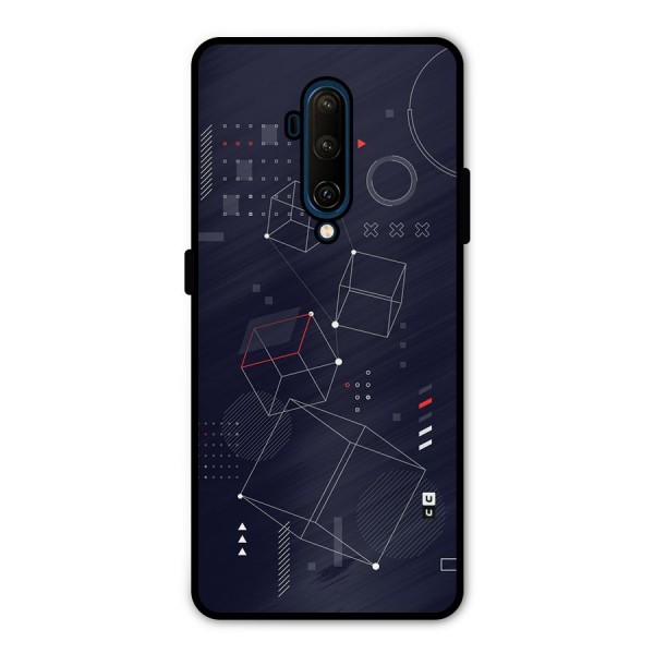 Royal Abstract Shapes Metal Back Case for OnePlus 7T Pro