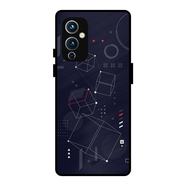 Royal Abstract Shapes Metal Back Case for OnePlus 9