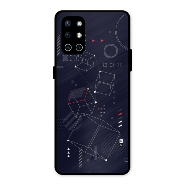 Royal Abstract Shapes Metal Back Case for OnePlus 9R