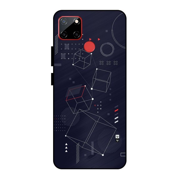 Royal Abstract Shapes Metal Back Case for Realme C12