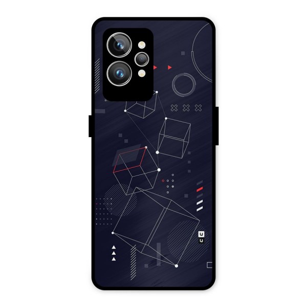 Royal Abstract Shapes Metal Back Case for Realme GT2 Pro