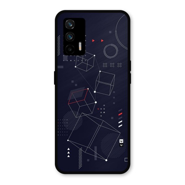 Royal Abstract Shapes Metal Back Case for Realme GT 5G