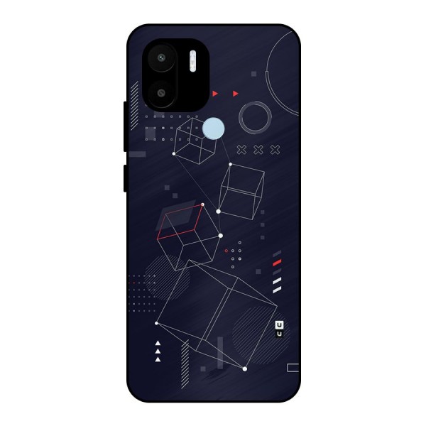 Royal Abstract Shapes Metal Back Case for Redmi A1 Plus