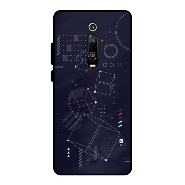 Royal Abstract Shapes Metal Back Case for Redmi K20 Pro