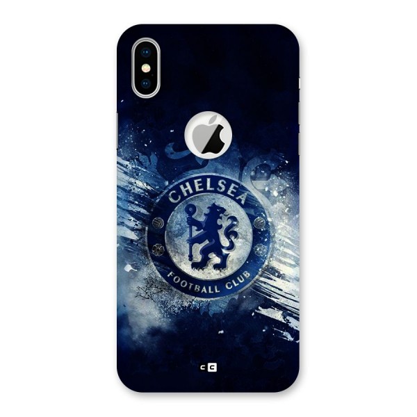 Royal Blues Squad Back Case for iPhone XS Logo Cut