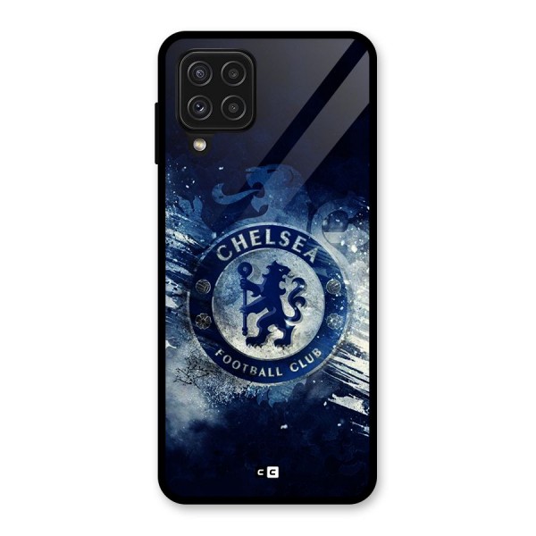 Royal Blues Squad Glass Back Case for Galaxy A22 4G