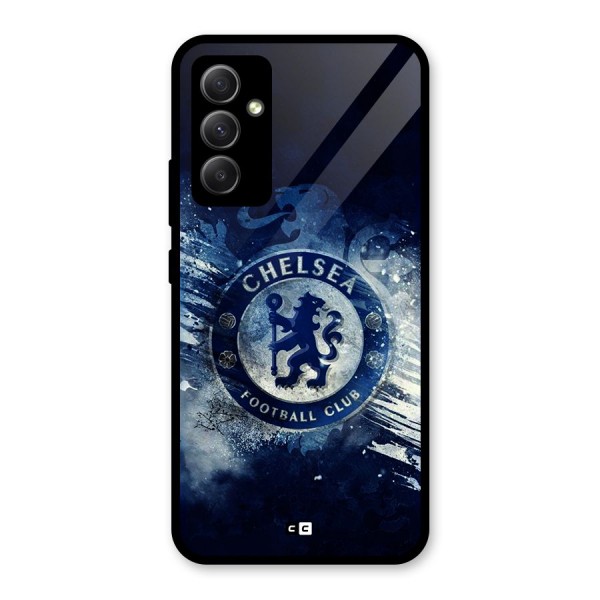 Royal Blues Squad Glass Back Case for Galaxy A34