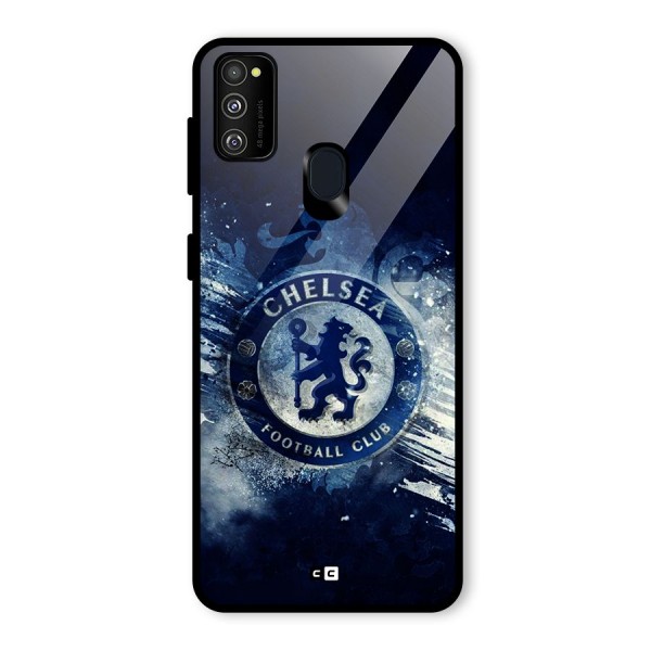 Royal Blues Squad Glass Back Case for Galaxy M21