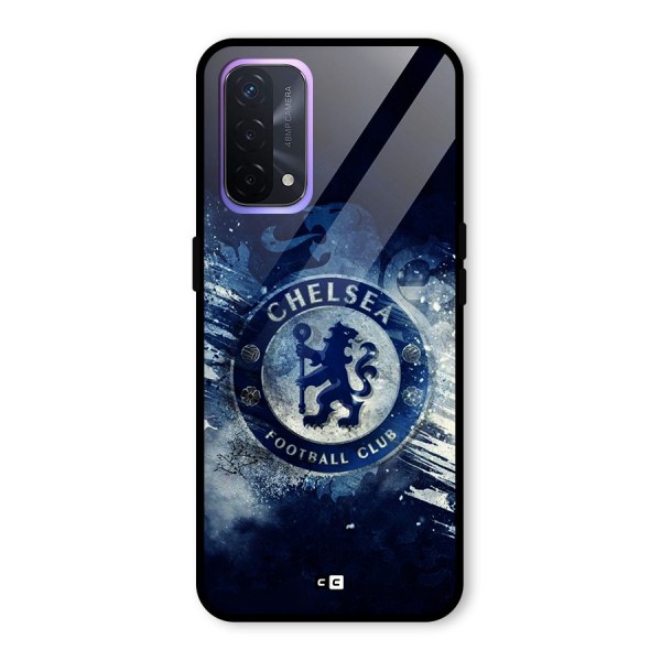 Royal Blues Squad Glass Back Case for Oppo A74 5G