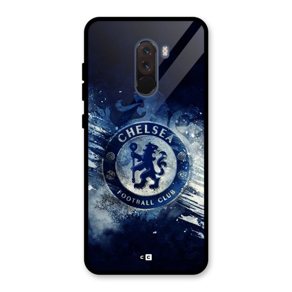 Royal Blues Squad Glass Back Case for Poco F1