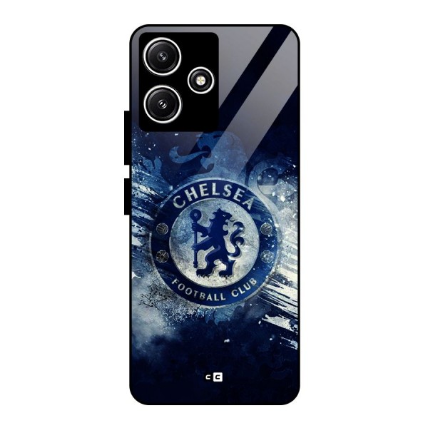 Royal Blues Squad Glass Back Case for Poco M6 Pro