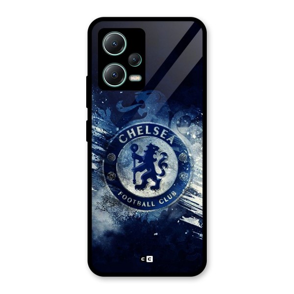 Royal Blues Squad Glass Back Case for Poco X5