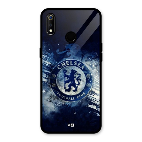 Royal Blues Squad Glass Back Case for Realme 3i