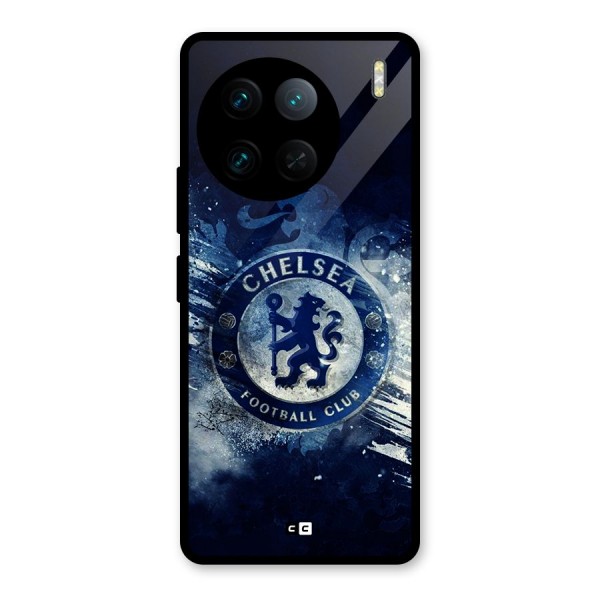 Royal Blues Squad Glass Back Case for Vivo X90 Pro