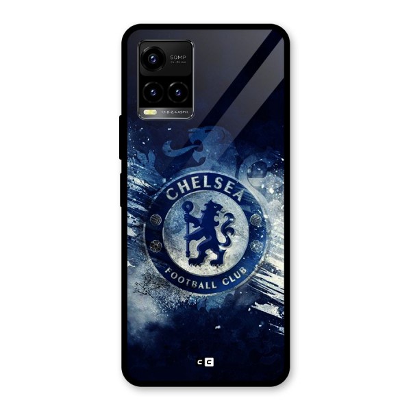 Royal Blues Squad Glass Back Case for Vivo Y21G