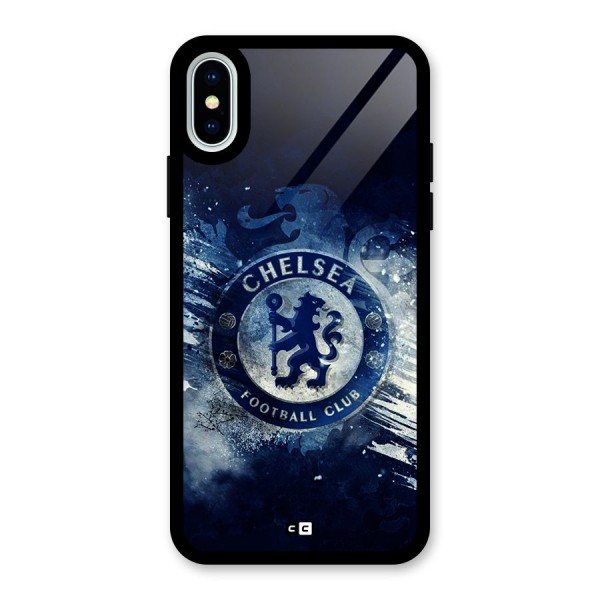 Royal Blues Squad Glass Back Case for iPhone X