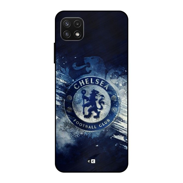 Royal Blues Squad Metal Back Case for Galaxy A22 5G