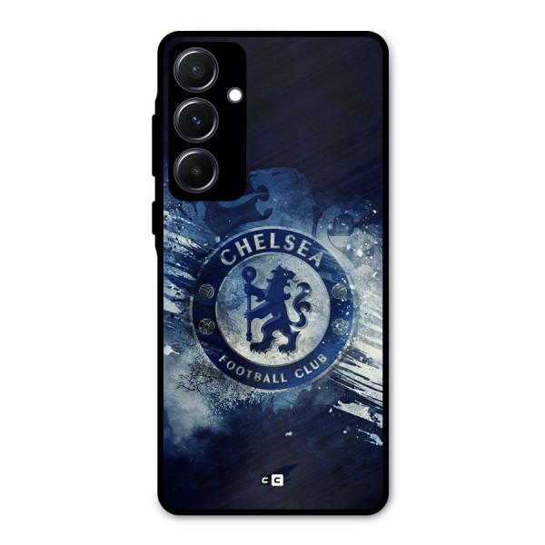 Royal Blues Squad Metal Back Case for Galaxy A55