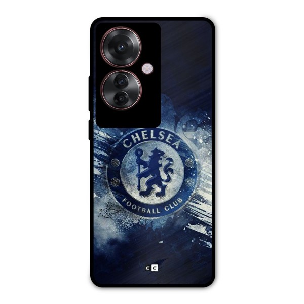 Royal Blues Squad Metal Back Case for Oppo F25 Pro