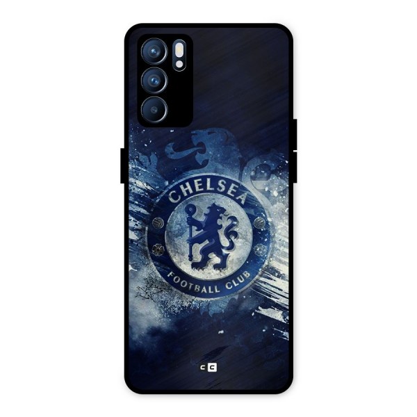 Royal Blues Squad Metal Back Case for Oppo Reno6 5G