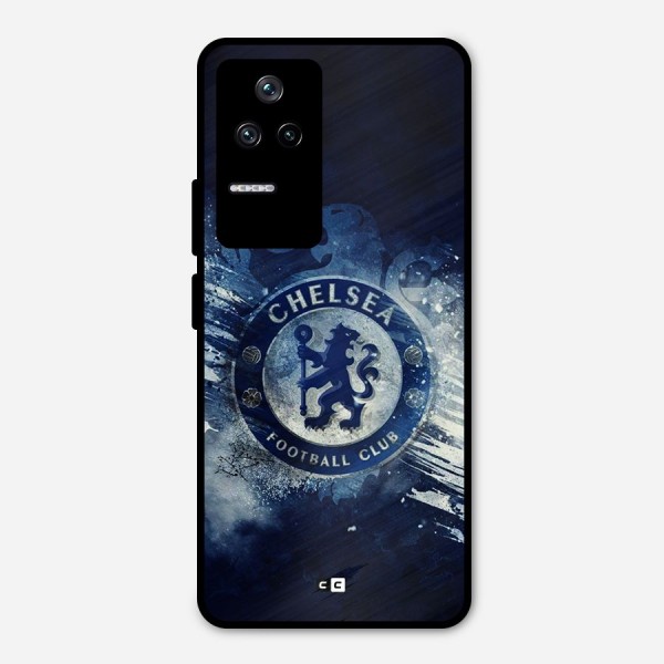 Royal Blues Squad Metal Back Case for Poco F4 5G