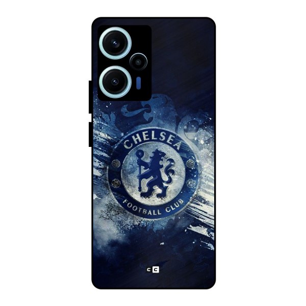 Royal Blues Squad Metal Back Case for Poco F5