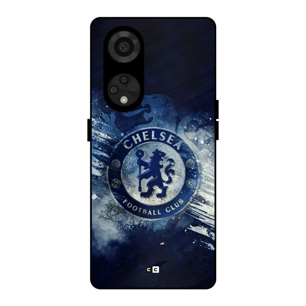 Royal Blues Squad Metal Back Case for Reno8 T 5G