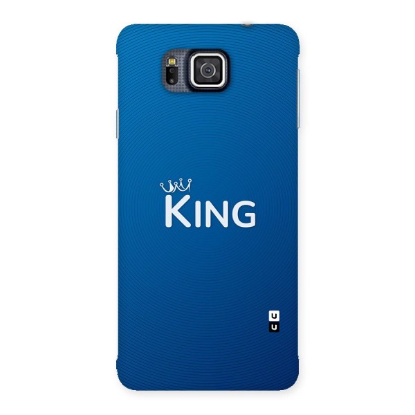 Royal King Back Case for Galaxy Alpha