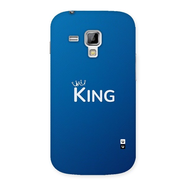 Royal King Back Case for Galaxy S Duos