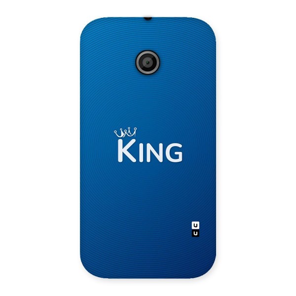 Royal King Back Case for Moto E