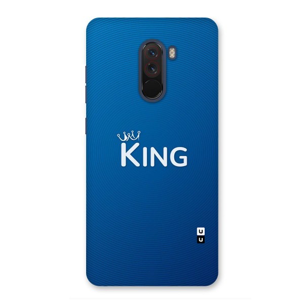 Royal King Glass Back Case for Poco F1