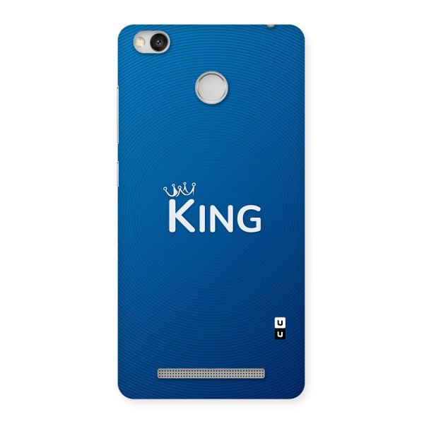 Royal King Back Case for Redmi 3S Prime