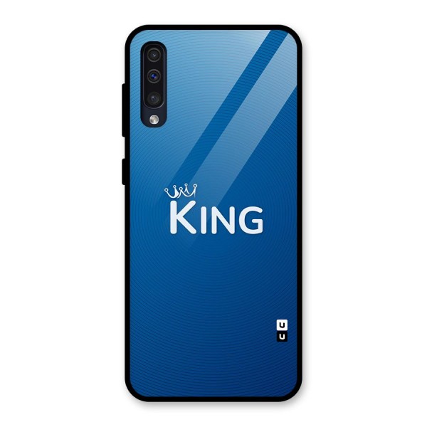 Royal King Glass Back Case for Galaxy A50s